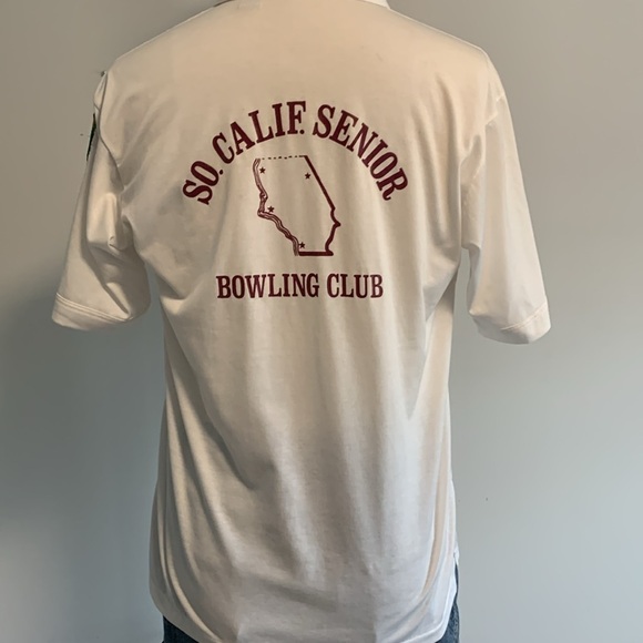 Vtg So Calif. Senior Bowling Club Polo - Picture 2 of 10